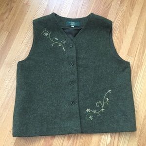 Orvis wool vest 12